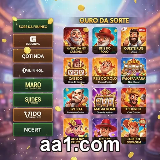Tela do aa1.com no celular com login rápido e menu simples